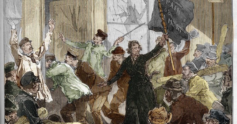 Histoire du drapeau rouge - PARTAGE NOIR